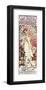 La Dame aux Camelias-Alphonse Mucha-Framed Premium Giclee Print