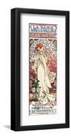 La Dame aux Camelias-Alphonse Mucha-Framed Premium Giclee Print