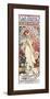 La Dame aux Camelias-Alphonse Mucha-Framed Premium Giclee Print