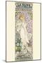 La Dame Aux Camelias-Alphonse Mucha-Mounted Art Print