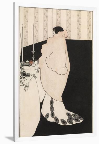 La Dame Aux Camelias-Aubrey Beardsley-Framed Giclee Print