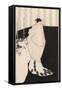 La Dame Aux Camelias-Aubrey Beardsley-Framed Stretched Canvas