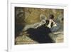 La dame aux éventails, Nina de Callias-Edouard Manet-Framed Giclee Print