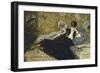 La dame aux éventails, Nina de Callias-Edouard Manet-Framed Giclee Print