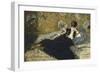 La dame aux éventails, Nina de Callias-Edouard Manet-Framed Giclee Print