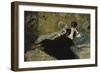 La Dame Aux Eventails-Edouard Manet-Framed Giclee Print