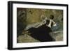 La Dame Aux Eventails-Edouard Manet-Framed Giclee Print