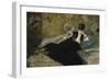 La Dame Aux Eventails-Edouard Manet-Framed Giclee Print