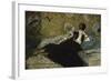 La Dame Aux Eventails-Edouard Manet-Framed Giclee Print