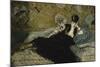 La Dame Aux Eventails-Edouard Manet-Mounted Giclee Print