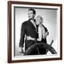 La Dame by Shanghai THE LADY FROM SHANGHAI by OrsonWelles with Orson Welles and Rita Hayworth, 1947-null-Framed Photo