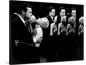 La Dame by Shanghai THE LADY FROM SHANGHAI by OrsonWelles with Orson Welles and Rita Hayworth, 1947-null-Stretched Canvas