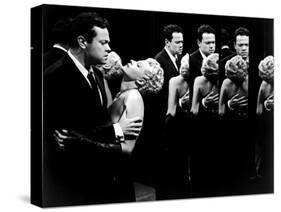 La Dame by Shanghai THE LADY FROM SHANGHAI by OrsonWelles with Orson Welles and Rita Hayworth, 1947-null-Stretched Canvas
