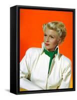 La Dame by Shanghai THE LADY FROM SHANGHAI by OrsonWelles with Rita Hayworth, 1947 (photo)-null-Framed Stretched Canvas