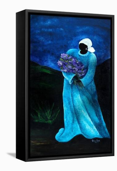La Dame en Bleu, 2009-Patricia Brintle-Framed Stretched Canvas
