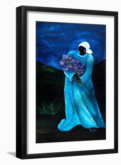 La Dame en Bleu, 2009-Patricia Brintle-Framed Giclee Print