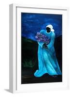 La Dame en Bleu, 2009-Patricia Brintle-Framed Giclee Print