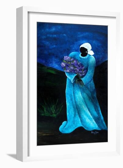 La Dame en Bleu, 2009-Patricia Brintle-Framed Giclee Print