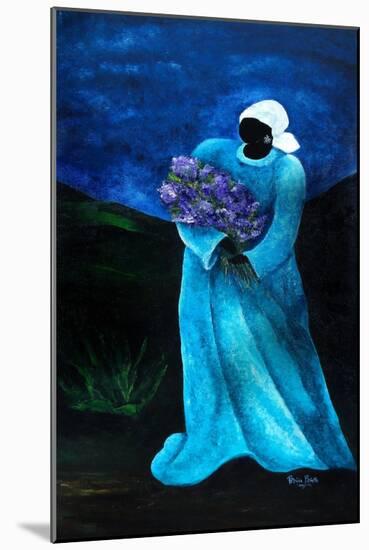 La Dame en Bleu, 2009-Patricia Brintle-Mounted Giclee Print