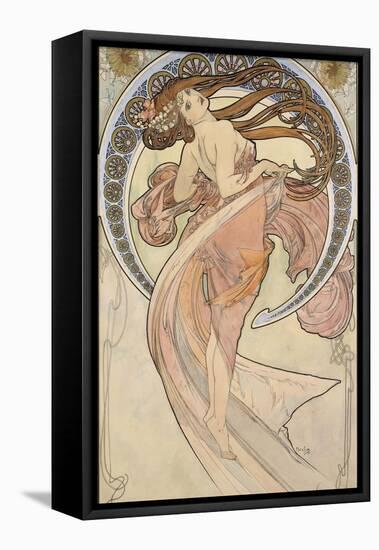 La Danse, 1898-Alphonse Mucha-Framed Stretched Canvas