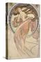 La Danse, 1898-Alphonse Mucha-Stretched Canvas