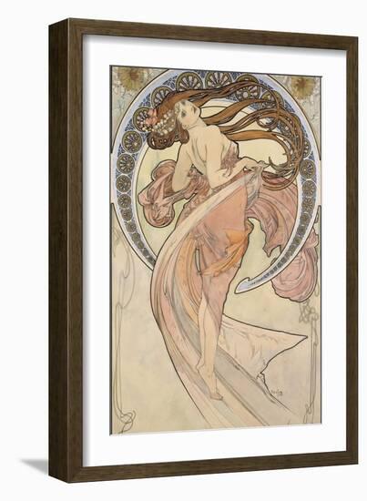 La Danse, 1898-Alphonse Mucha-Framed Giclee Print