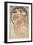 La Danse, 1898-Alphonse Mucha-Framed Giclee Print