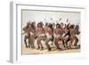 La danse de l'ours chez les Indiens d'Amérique du Nord-Mc Gahey d'après G. Catlin-Framed Giclee Print