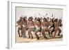 La danse de l'ours chez les Indiens d'Amérique du Nord-Mc Gahey d'après G. Catlin-Framed Giclee Print