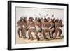La danse de l'ours chez les Indiens d'Amérique du Nord-Mc Gahey d'après G. Catlin-Framed Giclee Print