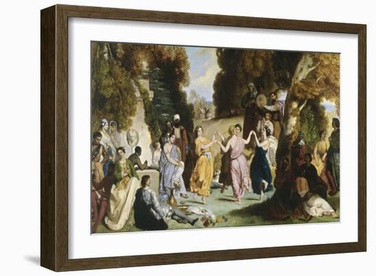 La danse des muses-Louis Boulanger-Framed Giclee Print