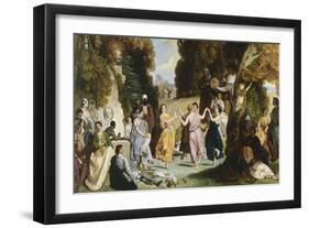 La danse des muses-Louis Boulanger-Framed Giclee Print