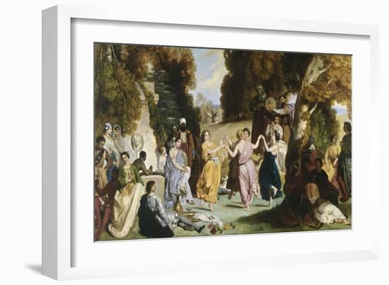 La danse des muses-Louis Boulanger-Framed Giclee Print