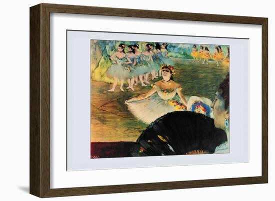 La Danseuse Au Banquet-Edgar Degas-Framed Art Print