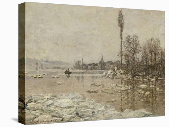 La Débâcle à Vétheuil-Claude Monet-Stretched Canvas