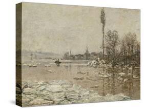 La Débâcle à Vétheuil-Claude Monet-Stretched Canvas