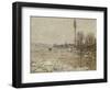 La Débâcle à Vétheuil-Claude Monet-Framed Giclee Print