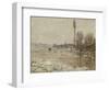 La Débâcle à Vétheuil-Claude Monet-Framed Giclee Print