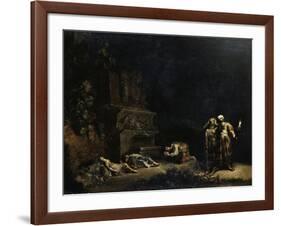 La découverte des corps de Pyrame et de Thisbé-Leonard Bramer-Framed Giclee Print