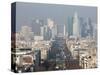 La Defense from the Arc De Triomphe, Paris, France, Europe-Martin Child-Stretched Canvas