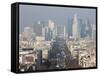 La Defense from the Arc De Triomphe, Paris, France, Europe-Martin Child-Framed Stretched Canvas