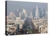 La Defense from the Arc De Triomphe, Paris, France, Europe-Martin Child-Stretched Canvas