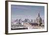 La Defense Rising Above the Rooftops of Paris, France, Europe-Julian Elliott-Framed Photographic Print