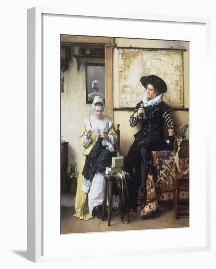 La Denteliere, 1889-Eduard Charlemont-Framed Giclee Print