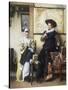 La Denteliere, 1889-Eduard Charlemont-Stretched Canvas