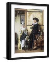 La Denteliere, 1889-Eduard Charlemont-Framed Giclee Print