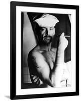 La Derniere Corvee THE LAST DETAIL by HalAshby with Jack Nicholson, 1973 (b/w photo)-null-Framed Photo