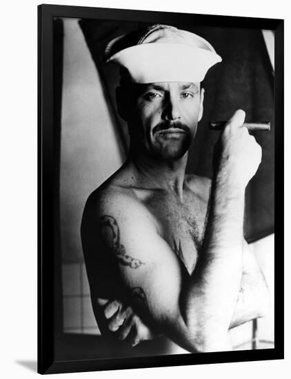 La Derniere Corvee THE LAST DETAIL by HalAshby with Jack Nicholson, 1973 (b/w photo)-null-Framed Photo