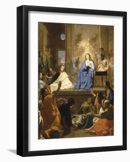 La descente du Saint Esprit-Charles Le Brun-Framed Giclee Print