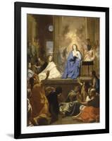 La descente du Saint Esprit-Charles Le Brun-Framed Giclee Print